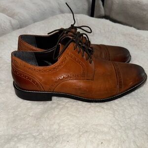 Men’s 10.5 Classic Brown Leather Men's Dress Shoes